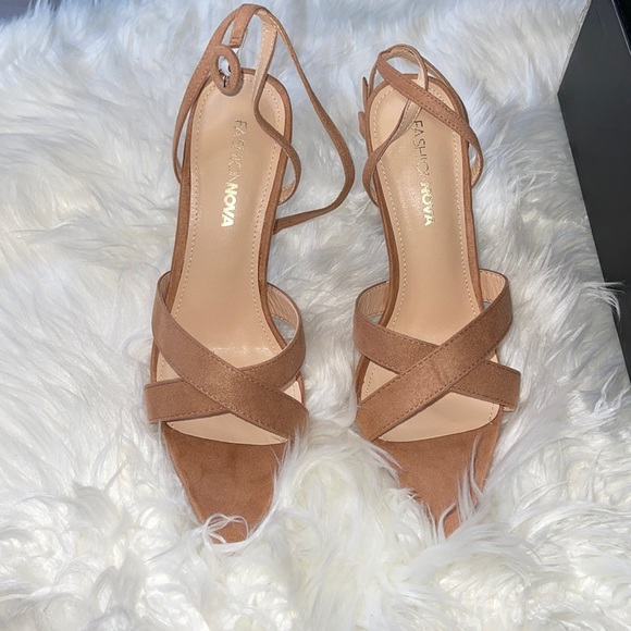 Fashion Nova Shoes - Dark Nude Stiletto Heels🤎
